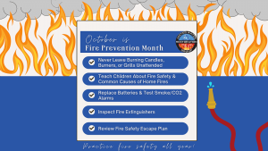 October is fire prevention month